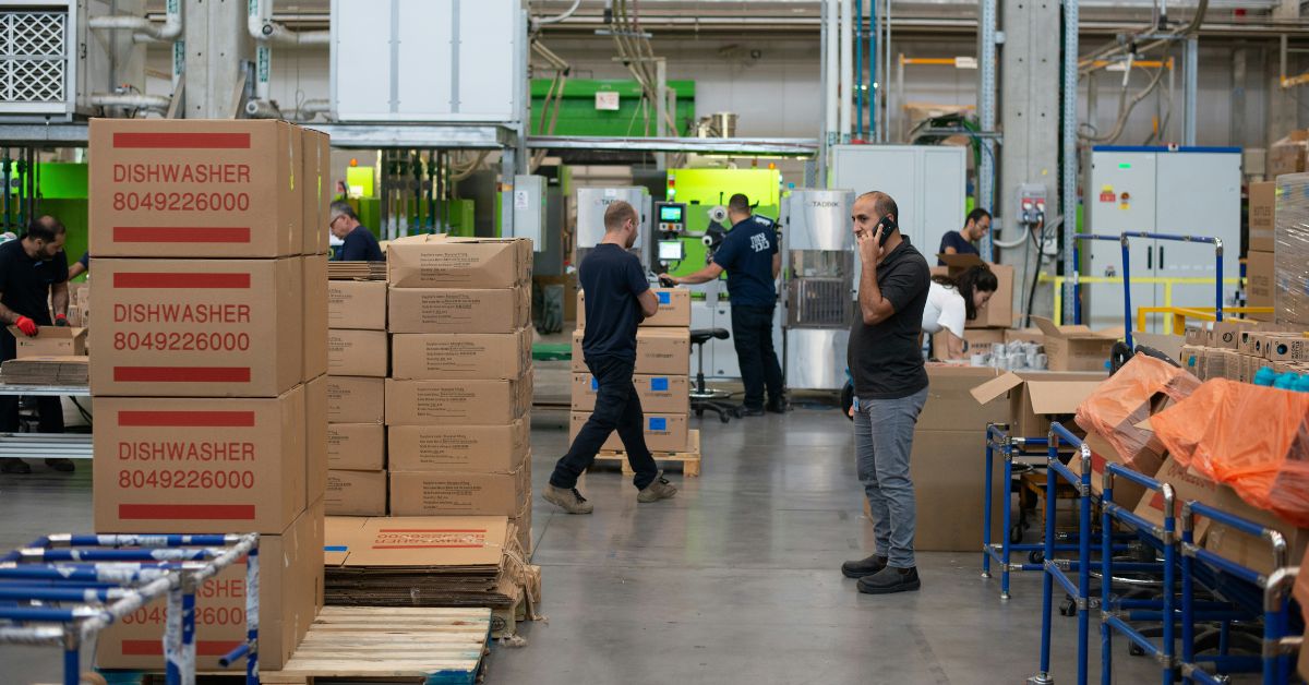 workers in warehouse